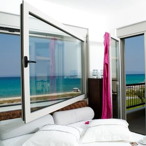 aluminum window profile / thermally-insulated