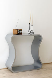 contemporary sideboard table / steel / rectangular