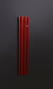 hot water radiator / metal / contemporary / vertical