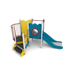 playground play structure / for public entity / for public buildings / HDPE