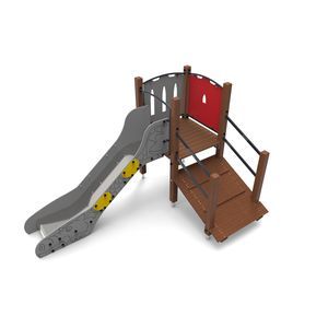 upright slide / for playgrounds