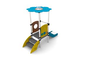 playground play structure / HDPE / stainless steel