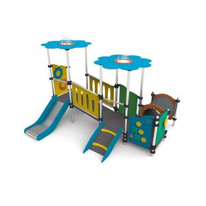 playground play structure / HDPE / stainless steel