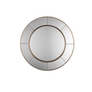 wall-mounted mirror / contemporary / round / commercial