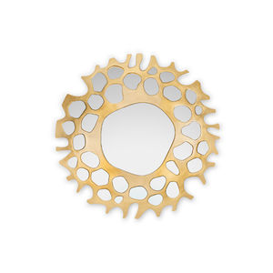 wall-mounted mirror / original design / round / commercial