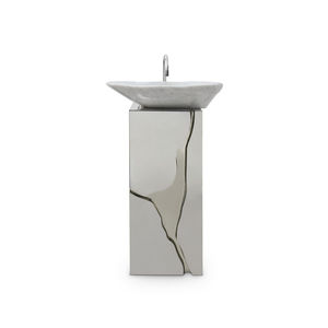 countertop washbasin / marble / contemporary