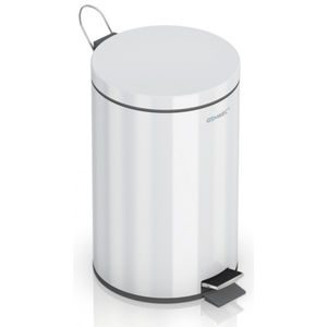 hygienic trash can / steel / contemporary / foot-operated