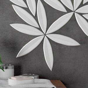 outdoor tile / wall / porcelain stoneware / floral