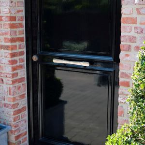 door pull handle / bronze / iron / traditional