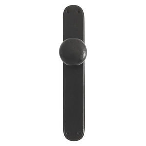 traditional door knob / rustic / bronze / iron