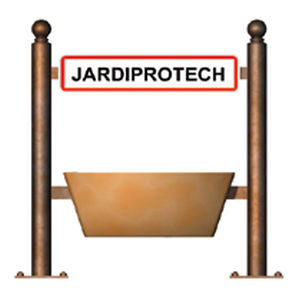 floor-mounted signboard / steel / orientation / outdoor