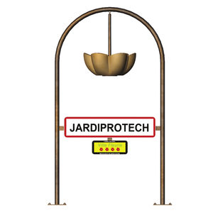 floor-mounted signboard / steel / orientation / outdoor
