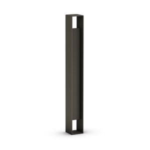 security bollard / galvanized steel / high