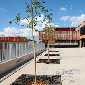 galvanized steel tree grate / square