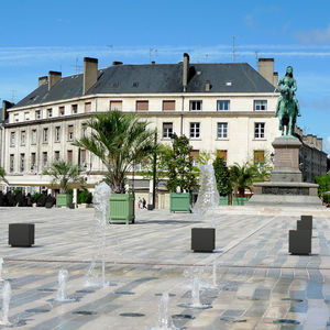 security bollard / galvanized steel