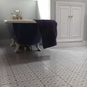 bathroom tile / wall / for floors / porcelain stoneware