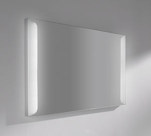 wall-mounted mirror / contemporary / rectangular / anti-mist