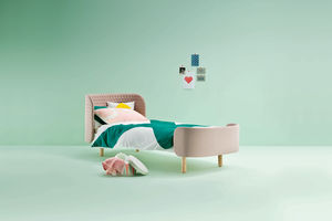 single bed / contemporary / girl's / metal