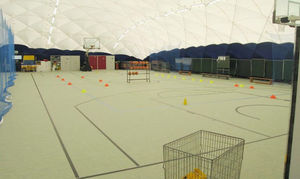special event inflatable structure / for athletic fields / for public pools