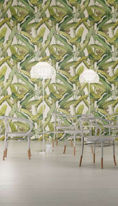 wall tile / porcelain stoneware / nature pattern / polished