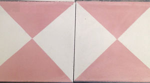 indoor encaustic cement tile / floor-mounted / geometric pattern / handmade