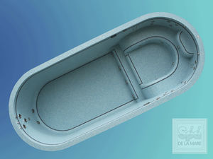 built-in swim spa / 3-seater