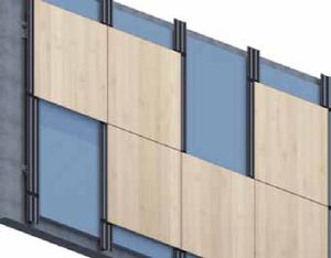 aluminum fastening system / for facades