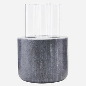 contemporary vase / glass