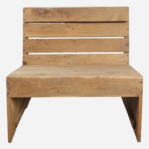 contemporary chair / teak / garden