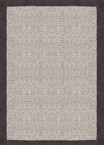 contemporary rug / plain / leather / wool