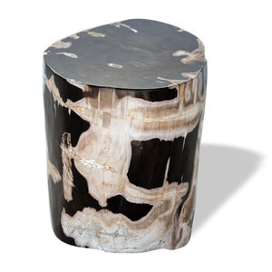 contemporary stool / petrified wood / commercial / outdoor