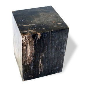 contemporary stool / petrified wood / commercial / outdoor