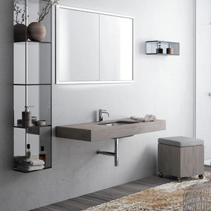 oak vanity top / HPL