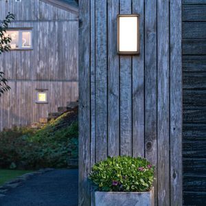 contemporary wall light / polycarbonate / LED / rectangular