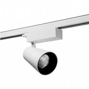 LED track light / round / aluminum / for shops
