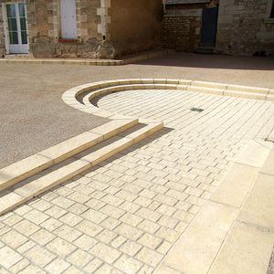 concrete paver / high performance and load / for public spaces