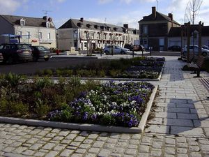 garden edge / high-performance concrete / linear / rectangular