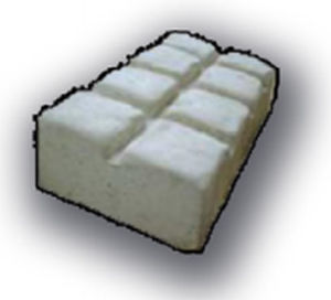 paved drainage channel / street / high-performance concrete / sloped