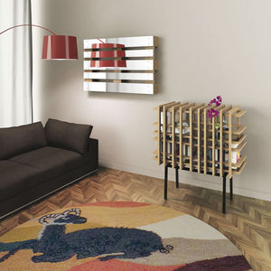 original design sideboard / oak / glass / with shelf