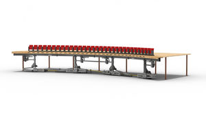 stadium seating with hide-away seats