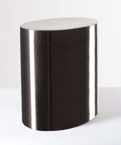side table / contemporary / oak / iroko