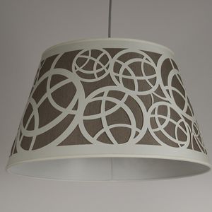 pendant lamp / contemporary / fabric / handmade