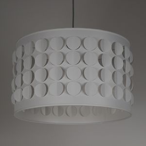 pendant lamp / contemporary / fabric / handmade