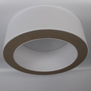 contemporary ceiling light / round / fabric / LED