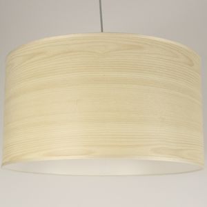 pendant lamp / contemporary / wooden / PVC