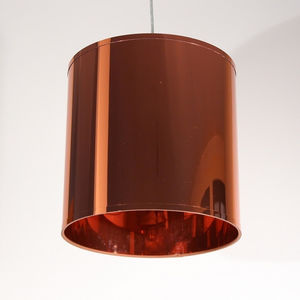 pendant lamp / contemporary / copper / PVC