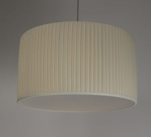 pendant lamp / contemporary / fabric / beige