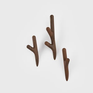 contemporary coat hook / wooden