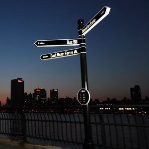 connected signboard / digital / double-sided / smart