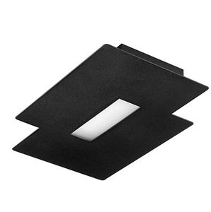 contemporary ceiling light / rectangular / cast aluminum / LED